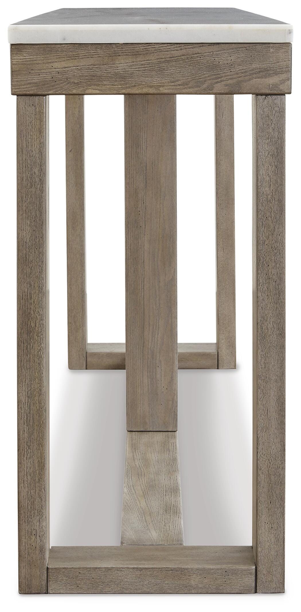 Loyaska Sofa Table - Brown/Ivory  (T789-SI) - Image 3