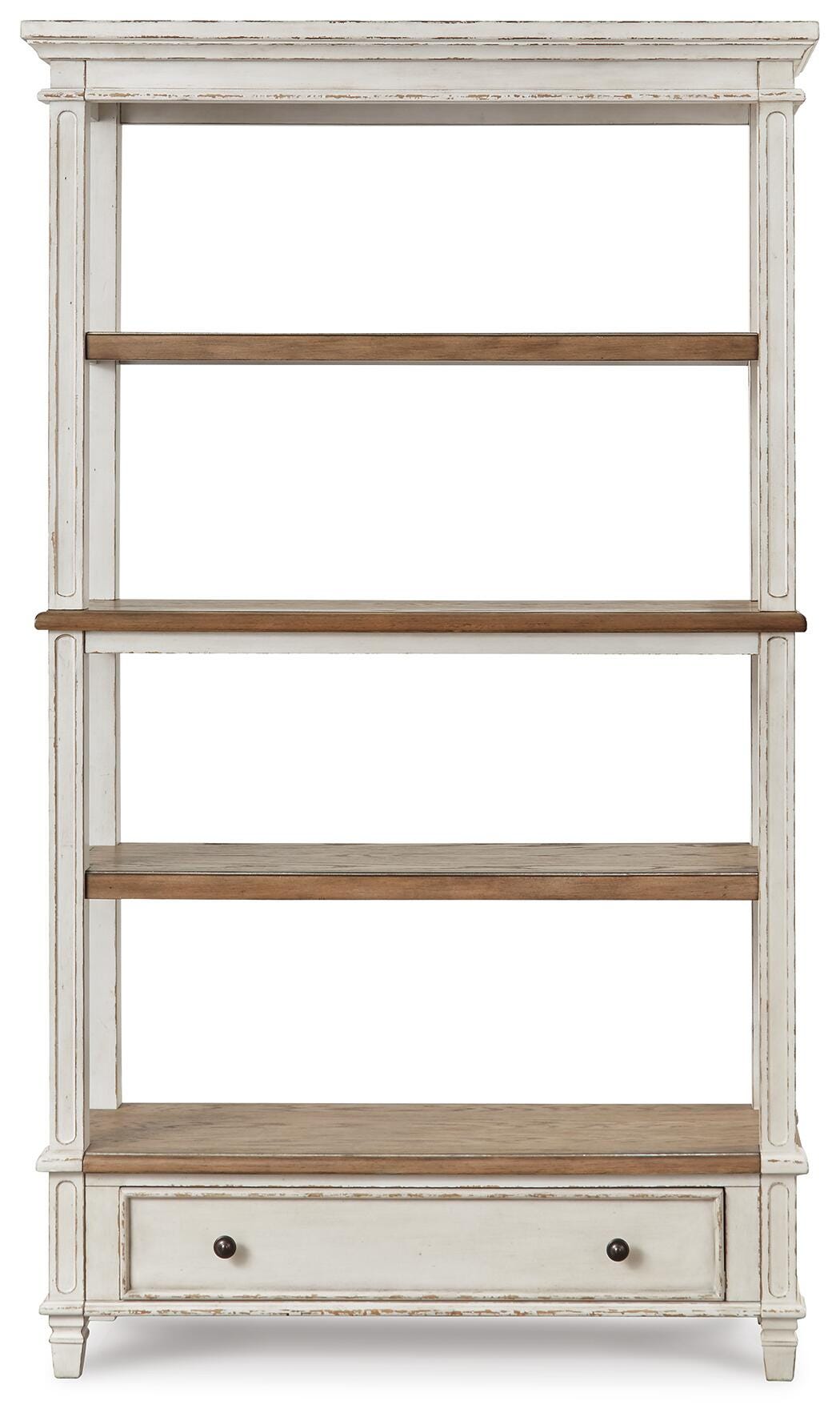 Realyn Lift-top Desk, L-shaped Desk and 4 Bookcases (H743-SI) - Image 5
