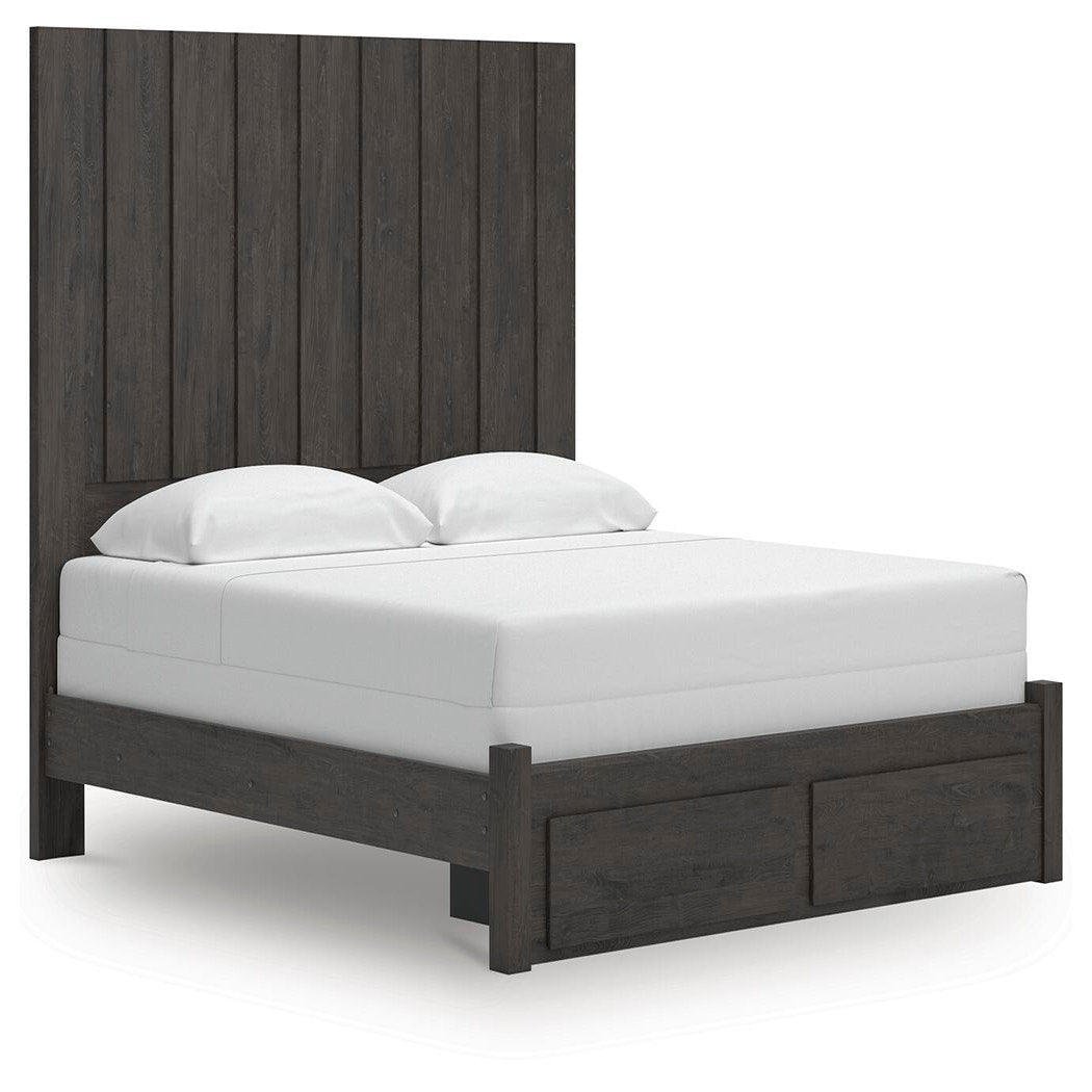 Fraluna King Panel Storage Bed (PCB3370-SI)