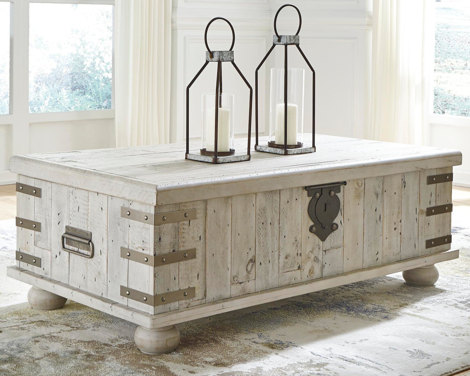Carynhurst Coffee Table and 2 End Tables - White Wash Gray  (T757-SI) - Image 5