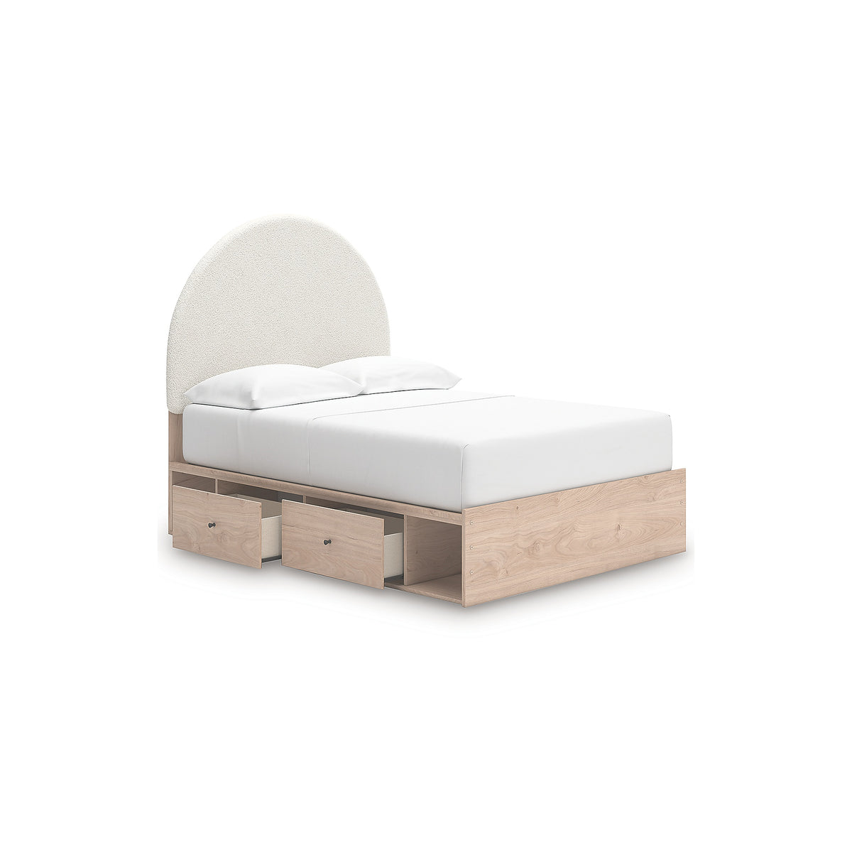 Arloster Full Upholstered Panel Bed with Storage (PCB1566-SI) - Image 5