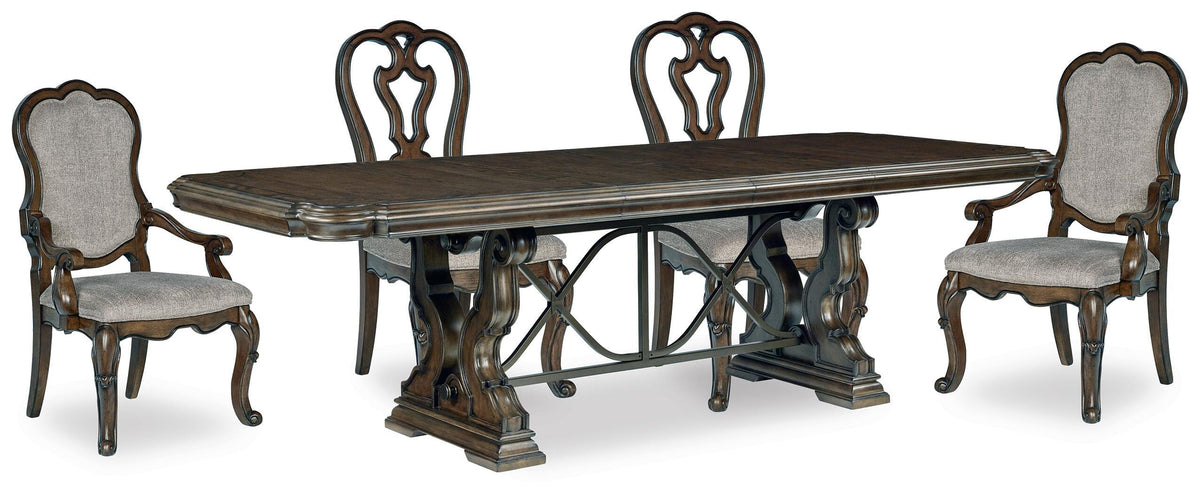 Maylee Dining Table and 4 Chairs (D947-SI)