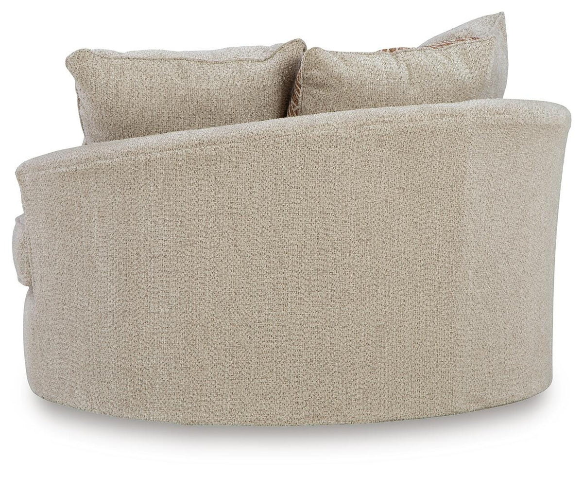 Steelwater Retreat Oversized Swivel Accent Chair (66704-SI) - Image 4