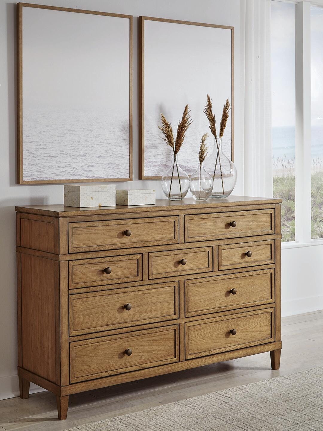 Sharlance Dresser - Brown  (B895-SI) - Image 2