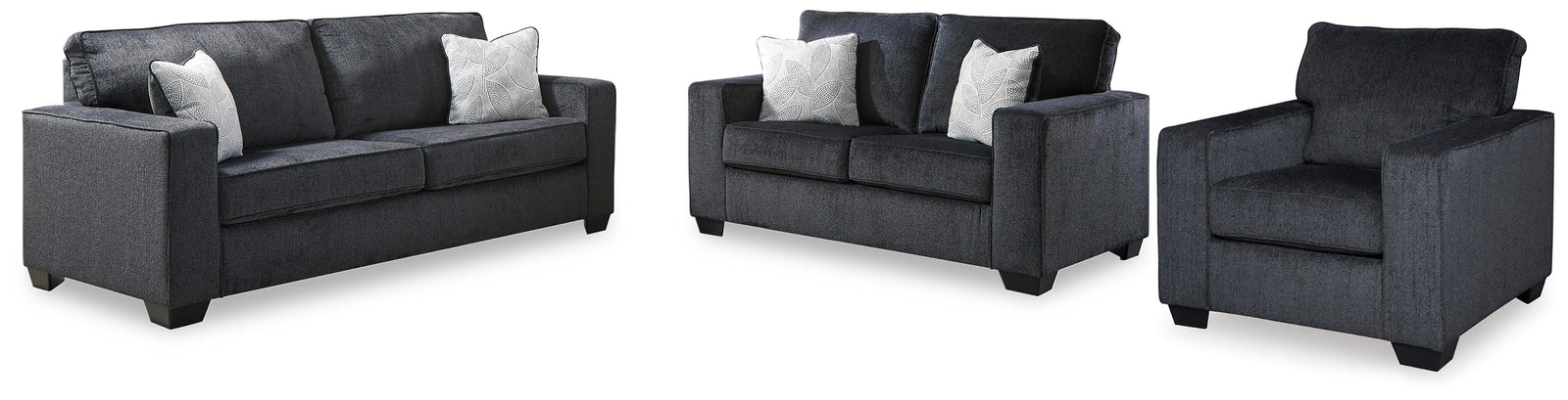 Altari Sofa, Loveseat and Chair (87213-SI)