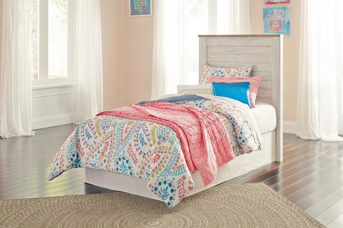 Willowton Panel Headboard - Whitewash  (B267-SI) - Image 6