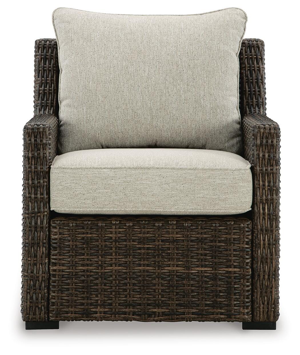 Brook Ranch Outdoor Sofa Sectional, Bench, Lounge Chair and Table (P465-SI) - Image 8