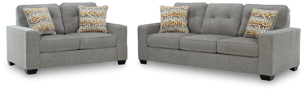 Larimer Queen Sofa Sleeper and Loveseat (PC29204-SI)