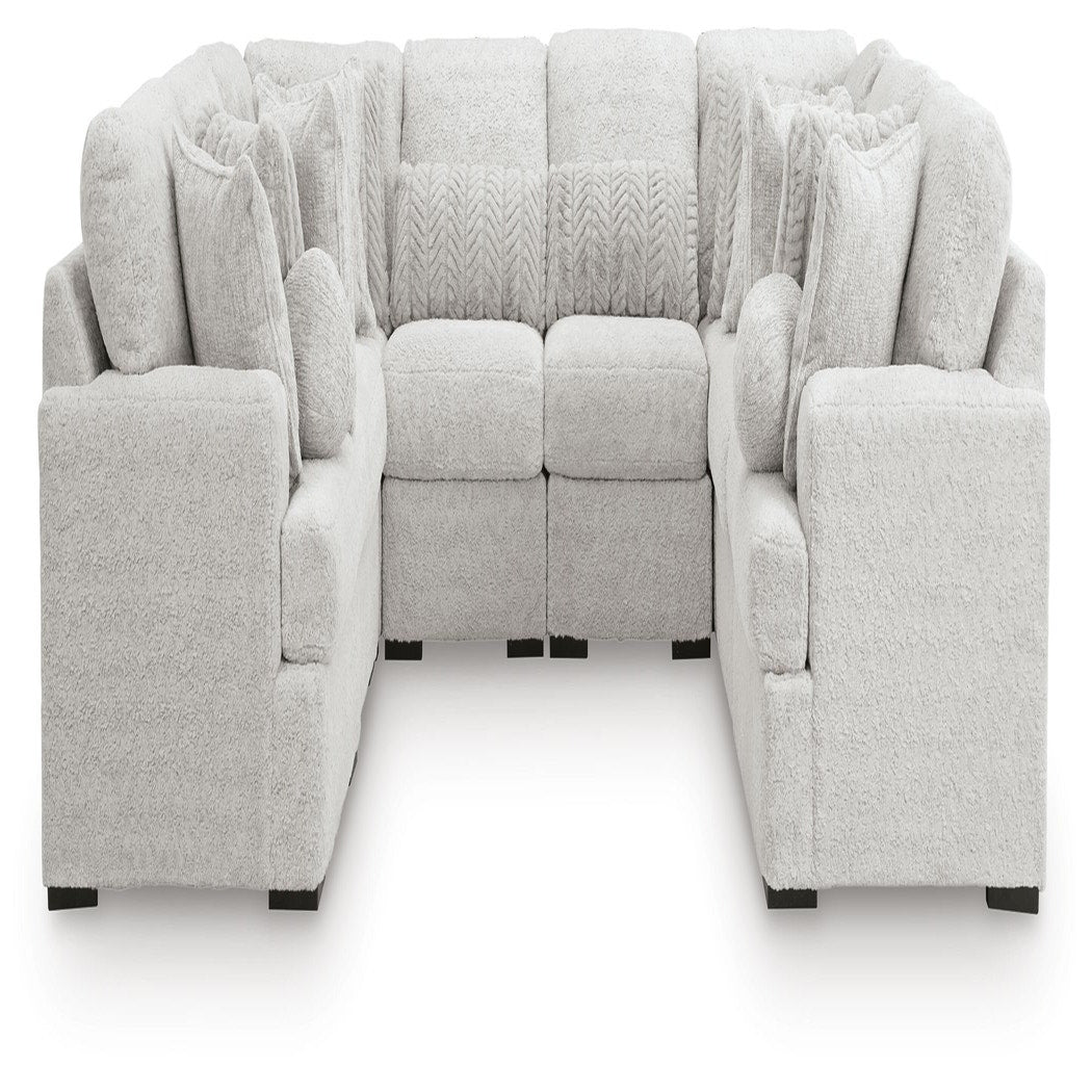 Cuddle Plush 8-Piece Sectional (PC59106-SI)