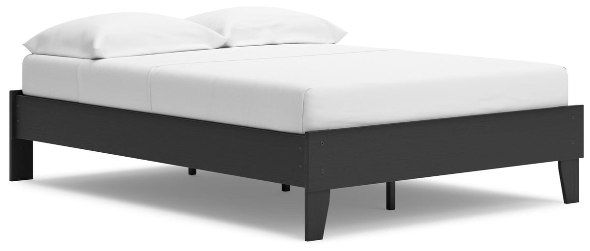 Socalle Platform Bed - Black  (EB1865-SI) - Image 15