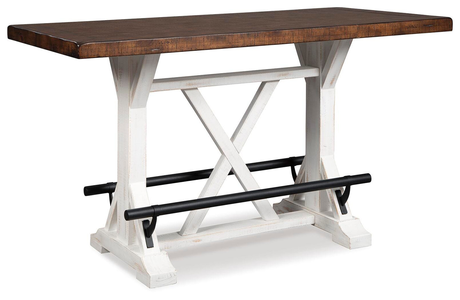 Valebeck Counter Height Dining Table, 4 Barstools and Server (D546-SI) - Image 3