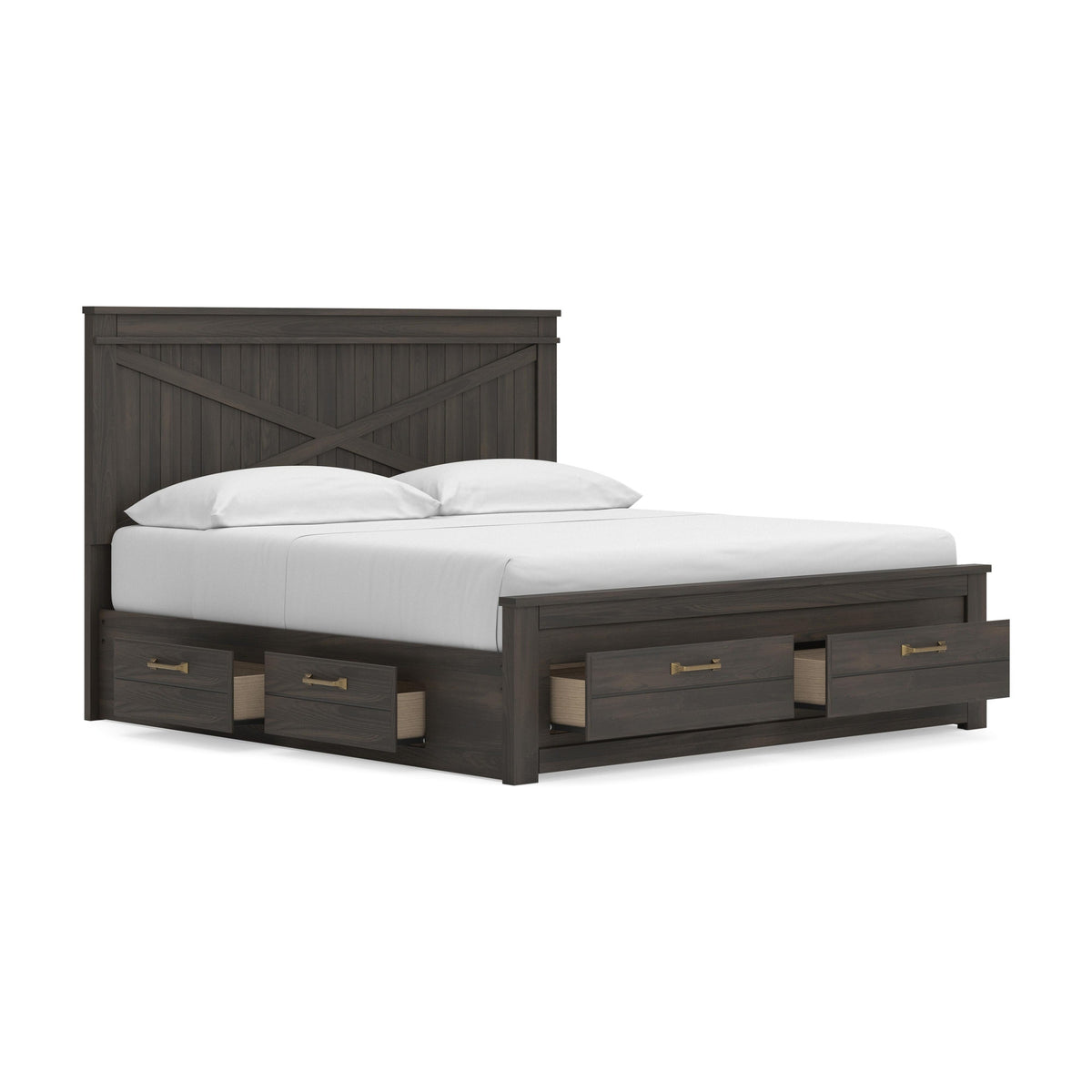 Vonitta Bay King Panel Storage Bed (PCB2648-SI) - Image 5