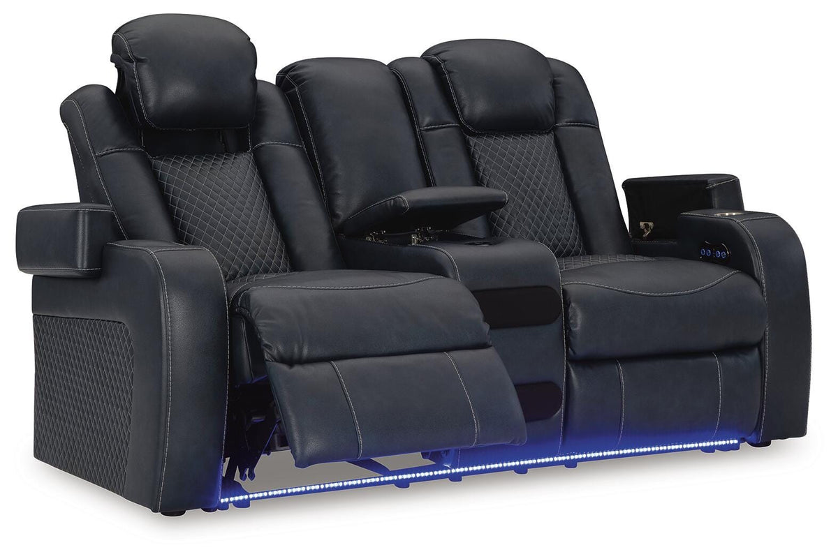 Fyne-Dyme Power Reclining Sofa, Loveseat and Recliner (36603-SI) - Image 4