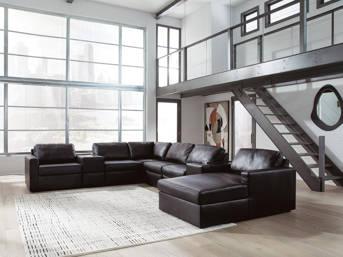 Modmax II 8-Piece Sectional with Chaise and Storage Consoles (74305-SI) - Image 2