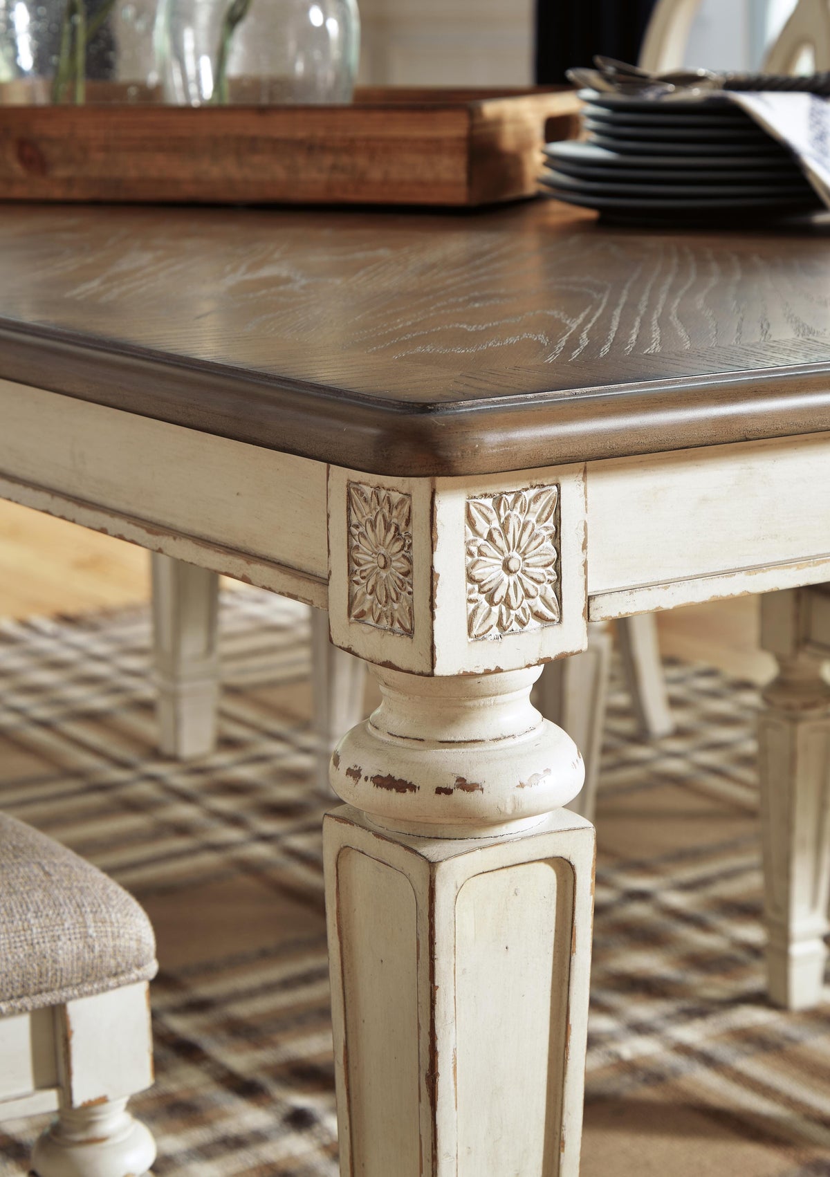 Realyn Dining Table and 8 Chairs (D743-SI) - Image 8