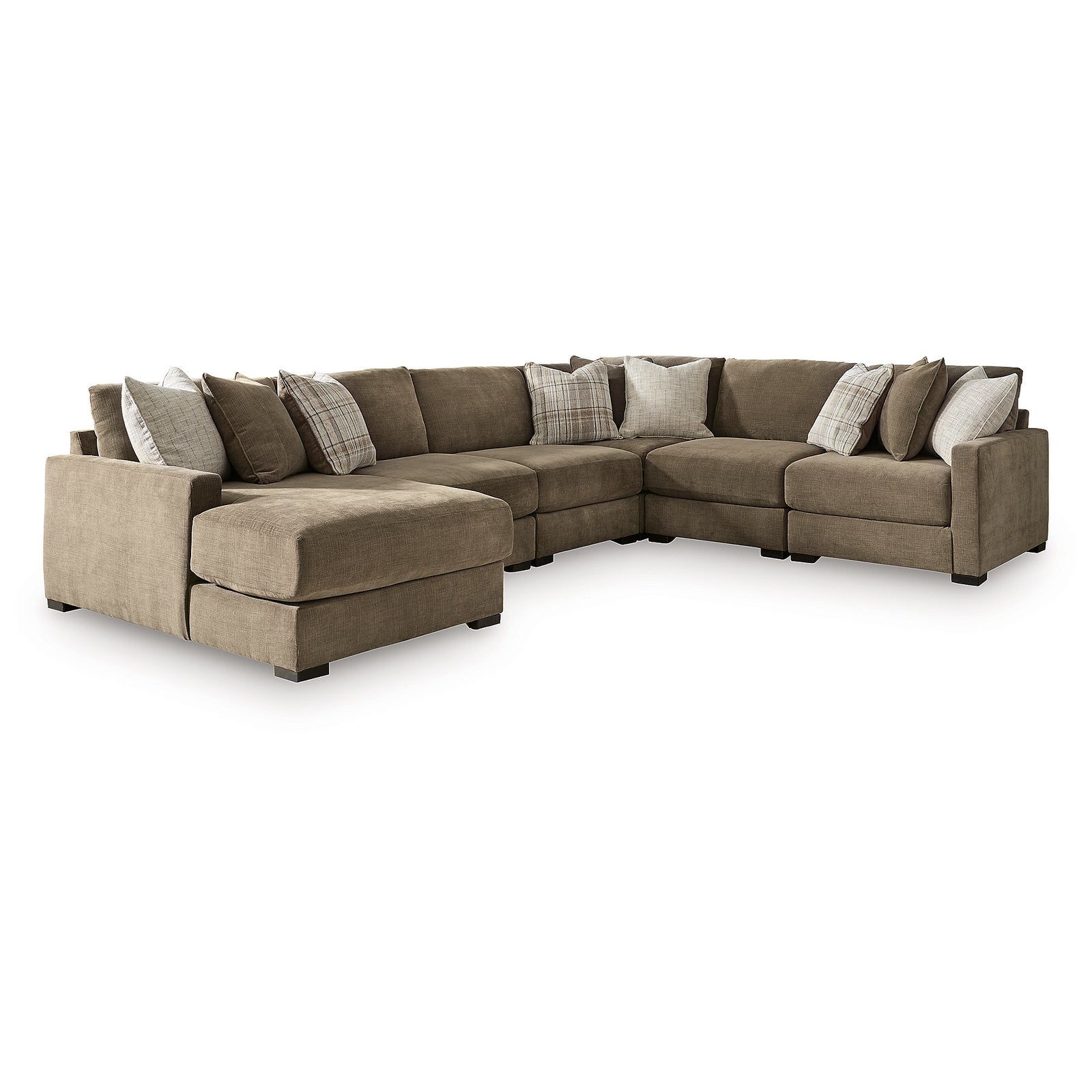 Camellia-Court 6-Piece Sectional with Chaise (68207S14-SI)