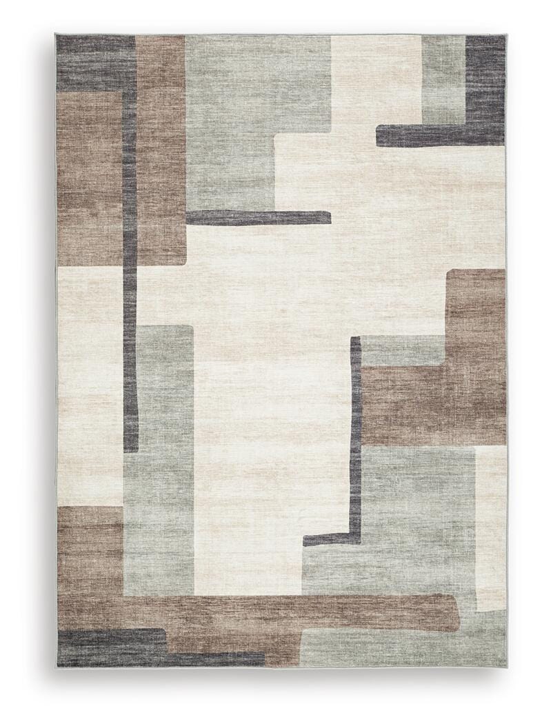 Larkport Washable 8 x 10 Area Rug (R40741-SI)