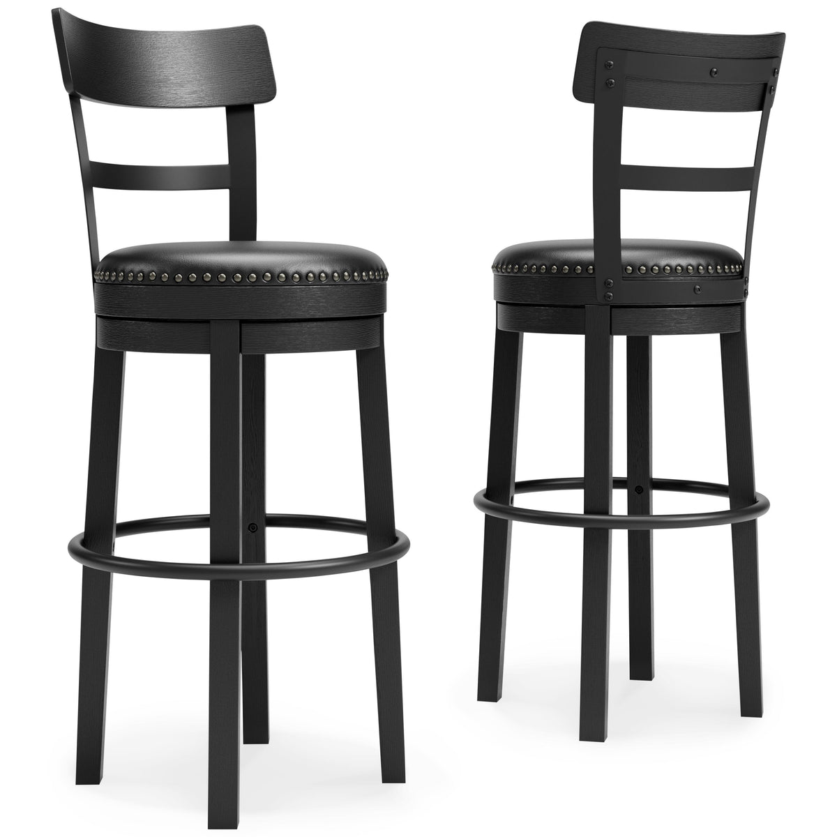 Valebeck Bar Height Bar Stool (Set of 2) (D546-SI)