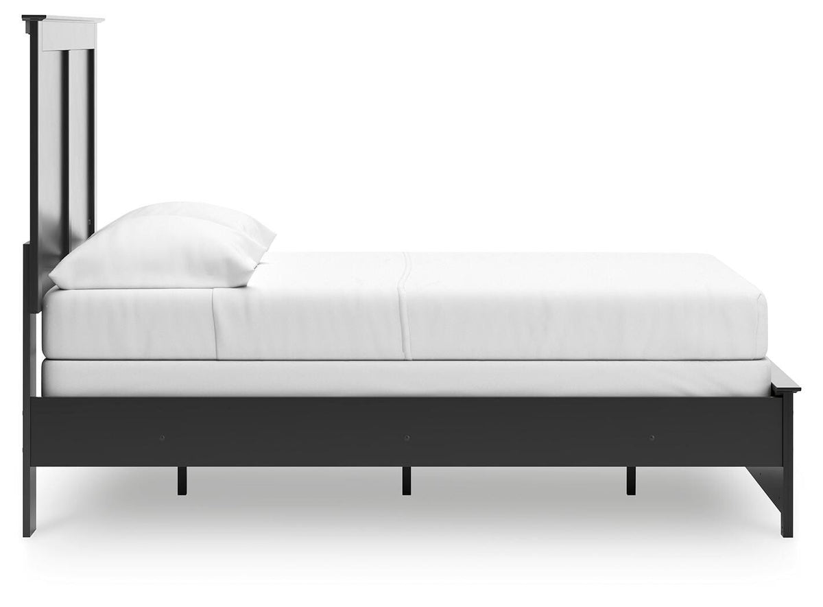 Maribel Panel Bed, Dresser, Mirror and Nightstand - Black  (B138-SI) - Image 11