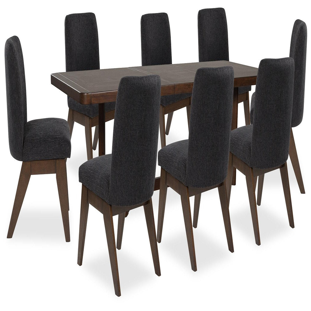 Dilenno Extension Dining Table and 8 Chairs (PCD857-SI)