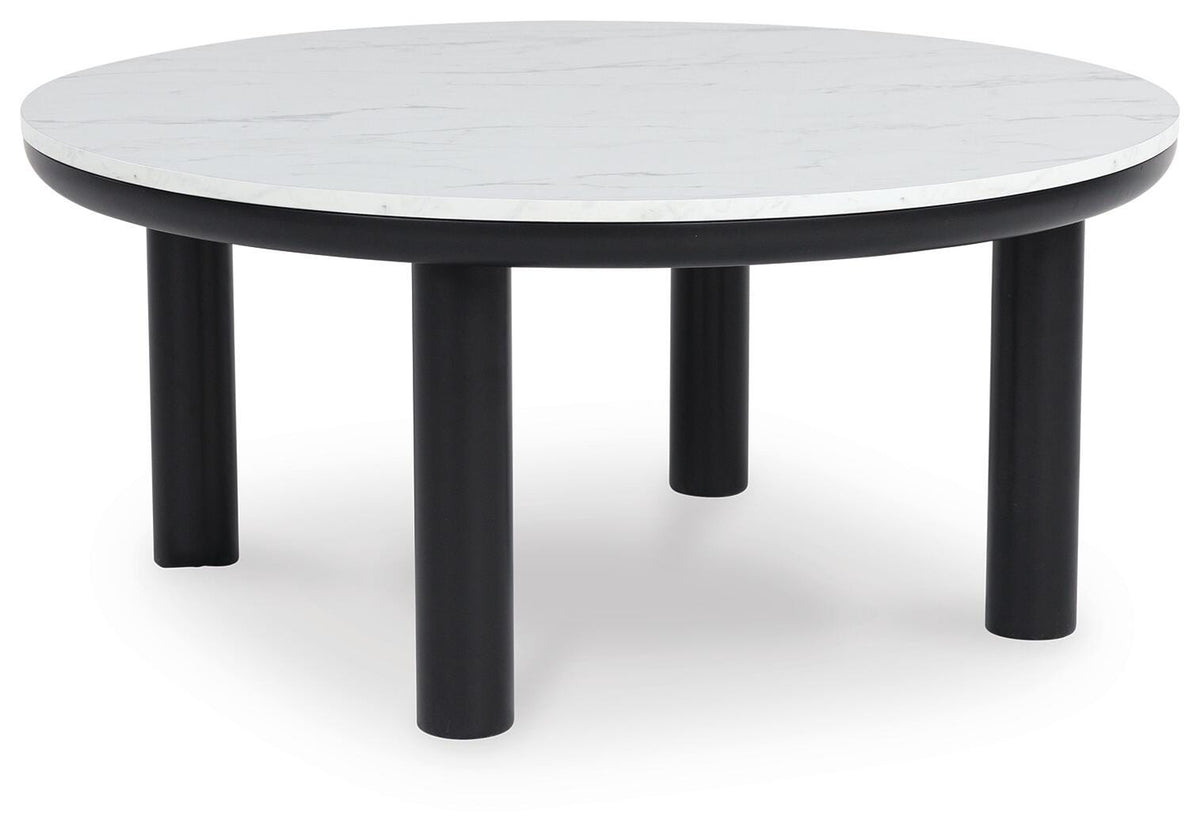 Xandrum Table (Set of 3) - Black/White  (T159-SI) - Image 2