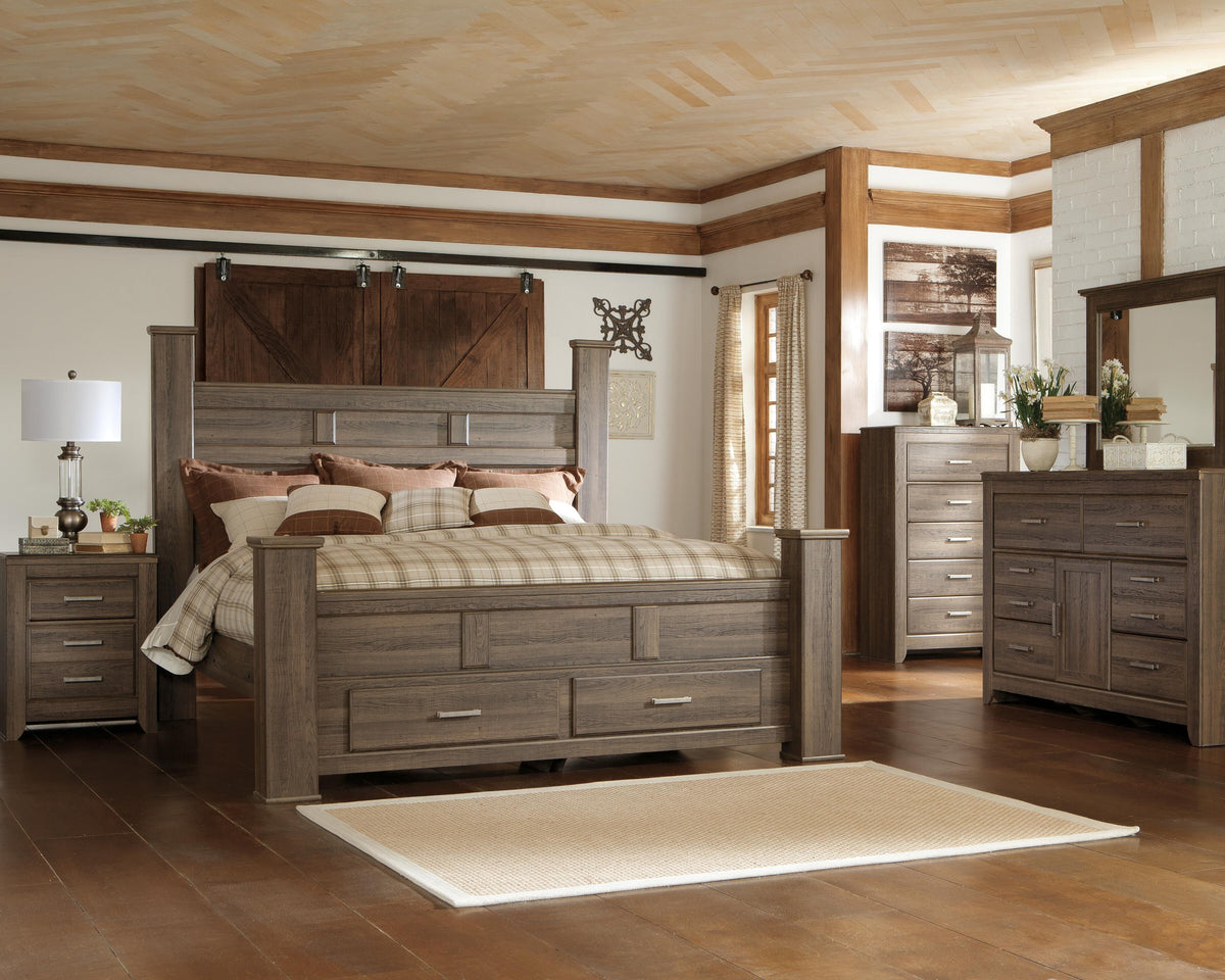 Juararo Dresser and Mirror - Dark Brown  (B251-SI) - Image 4