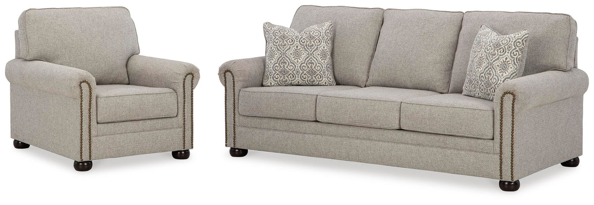 Gaelon Sofa and Chair (37307-SI)