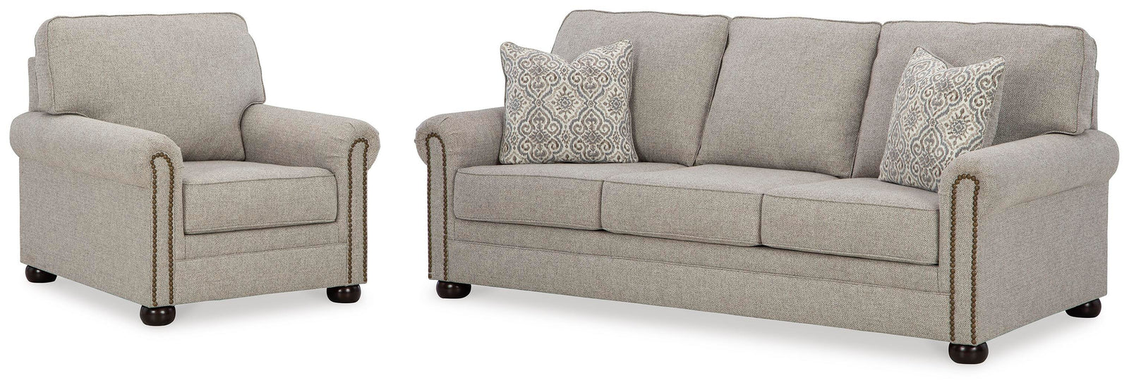 Gaelon Sofa and Chair (37307-SI)