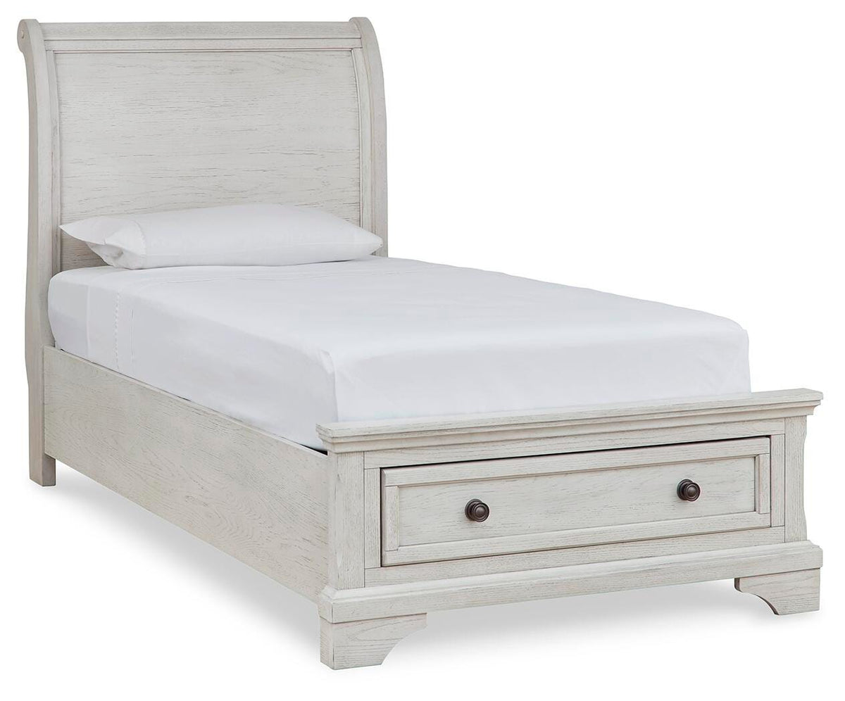 Robbinsdale Sleigh Storage Bed, Dresser and Nightstand (B742-SI) - Image 7