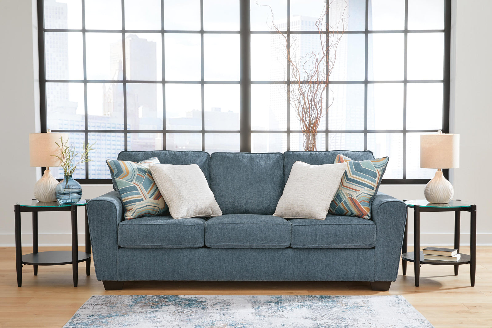 Cashton Queen Sofa Sleeper and Loveseat (40605-SI) - Image 11
