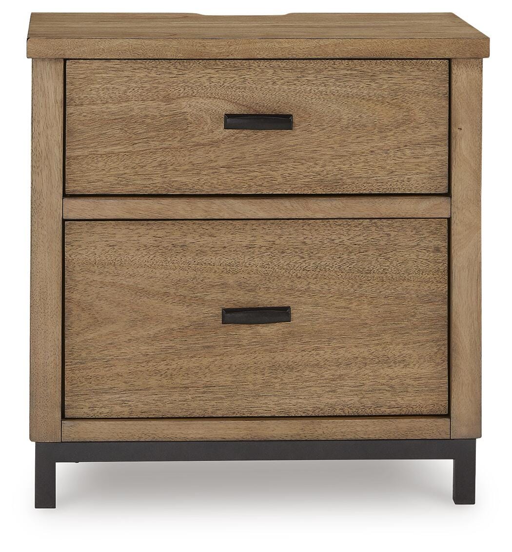 Tomtyn Nightstand - Light Brown  (B622-SI)