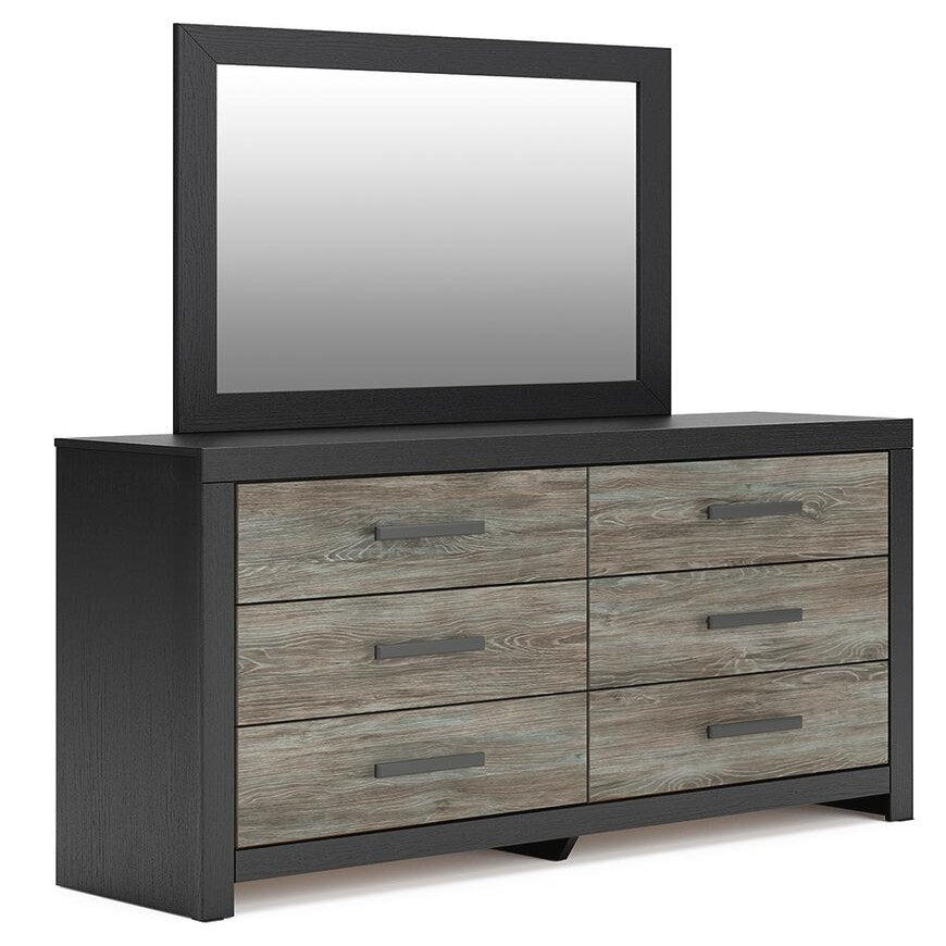 Broachmyn Queen Panel Bed, Dresser, Mirror and Nightstand (PCB1118-SI) - Image 3