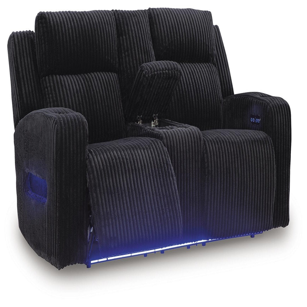 Belvarrow Power Reclining Sofa and Loveseat (PC64202-SI) - Image 8
