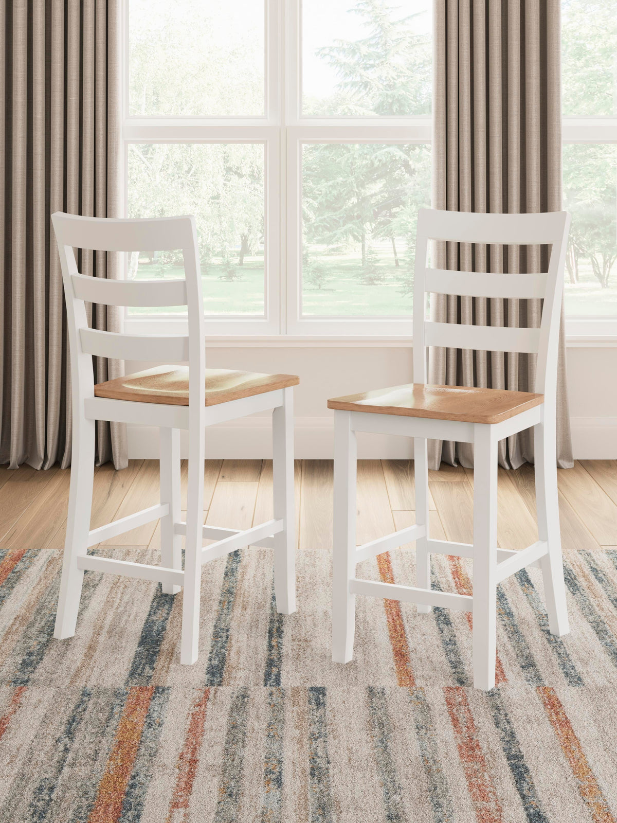 Gesthaven Counter Height Dining Table and 2 Barstools (D398-SI) - Image 18