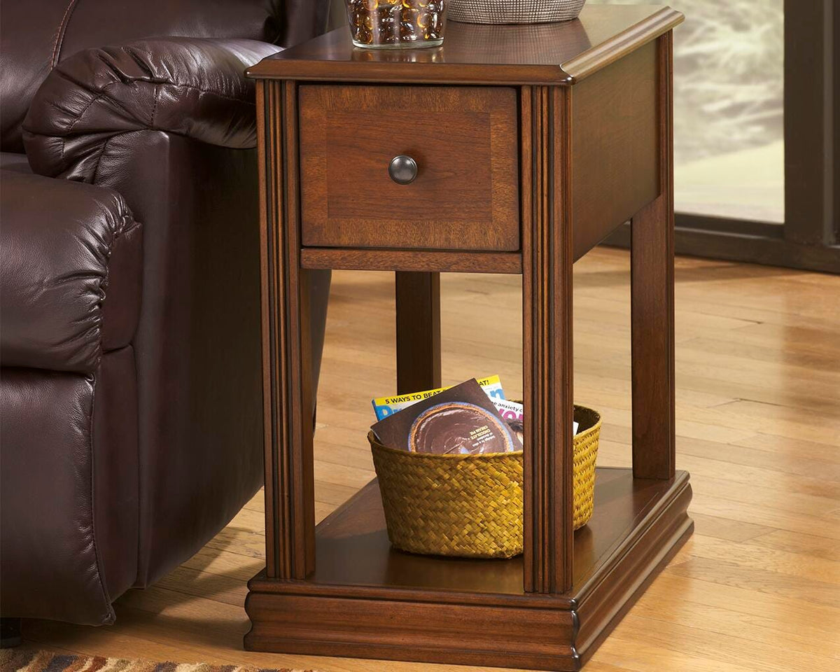 Breegin Chairside End Table - Brown  (T007-SI) - Image 8