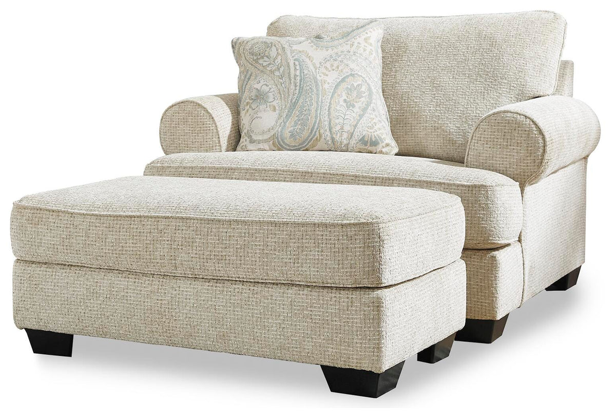 Monaghan Oversized Chair and Ottoman (96205-SI)
