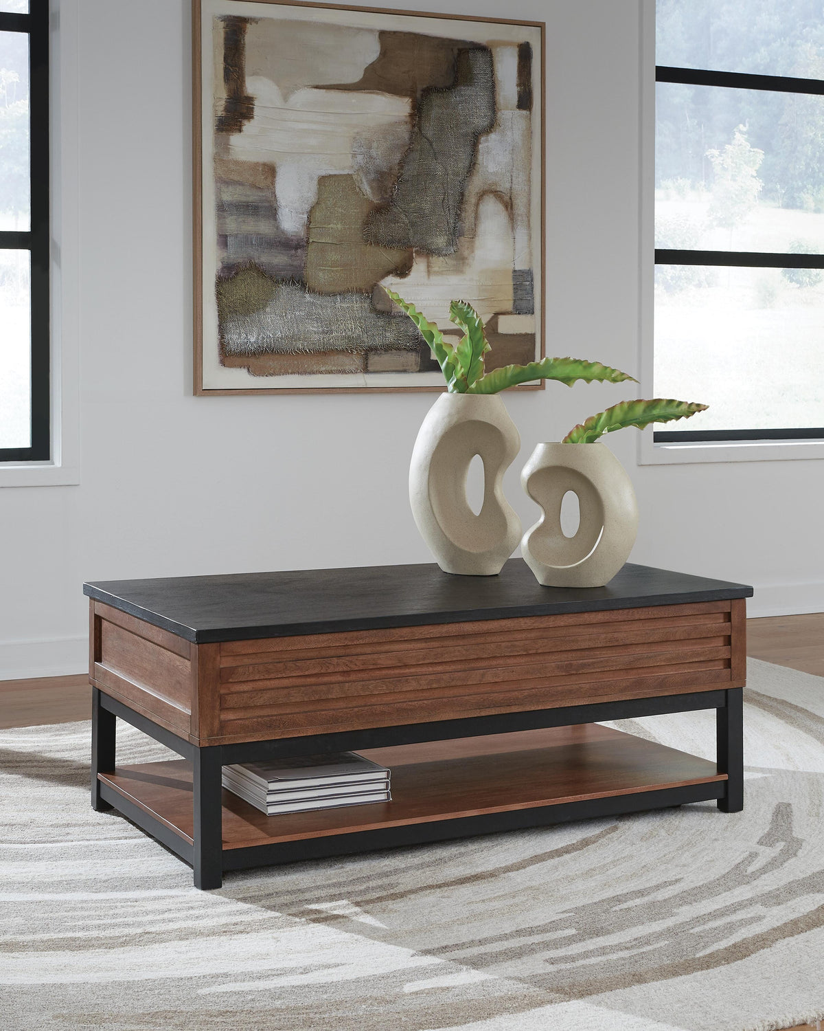 Kallari Coffee Table and 2 Ends (T737-SI)