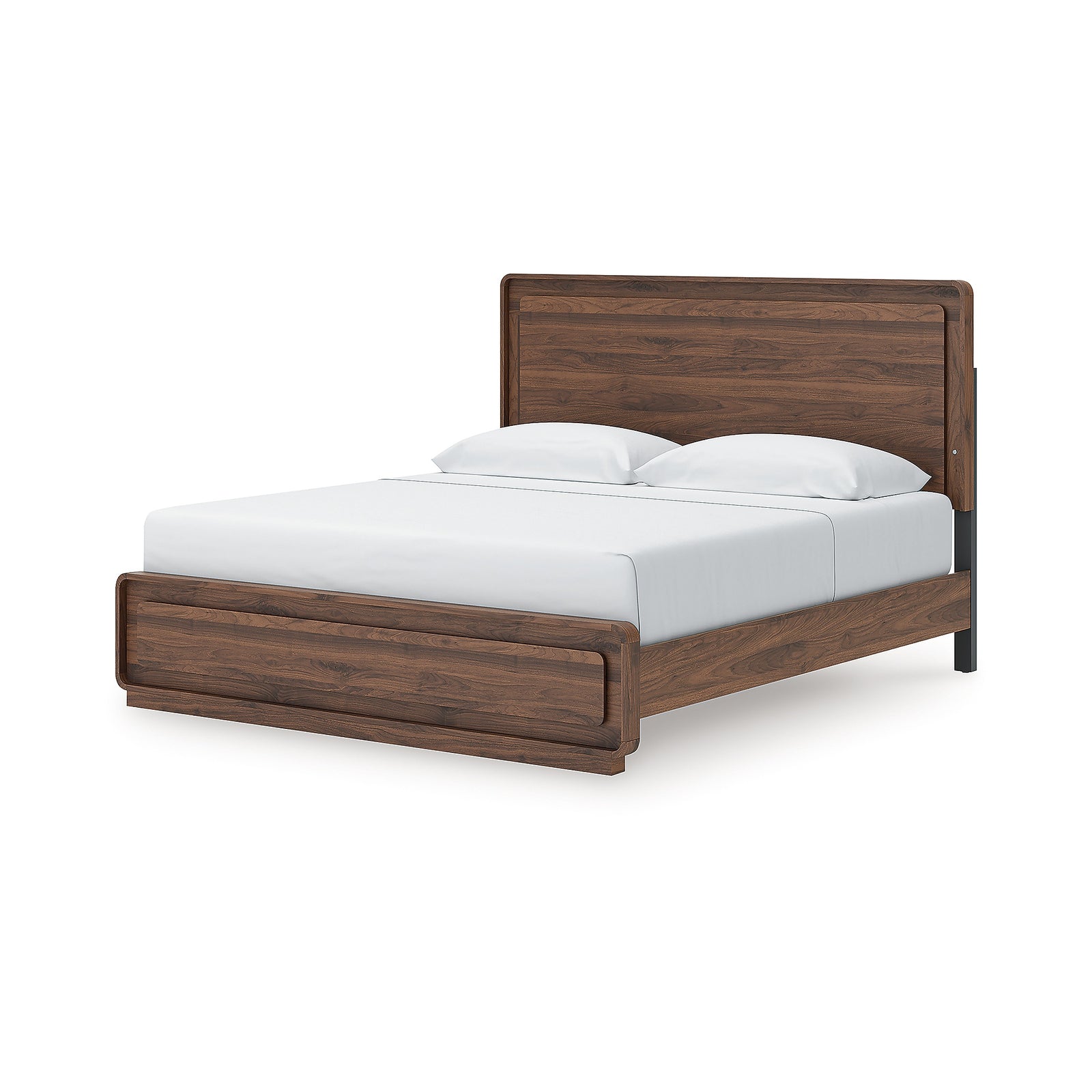 Fortlorn King Panel Bed and 2 Nightstands (PCB386-SI) - Image 8