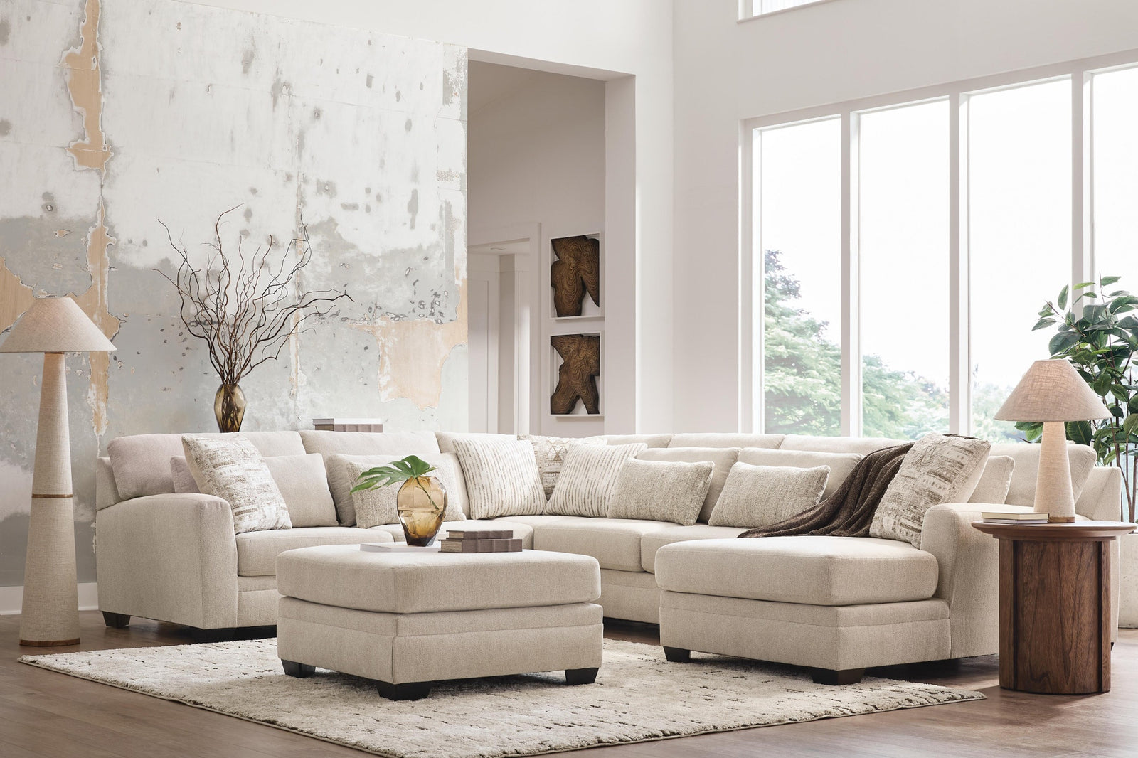 Mandi Point Right-Arm Facing Loveseat (62606-SI) - Image 18
