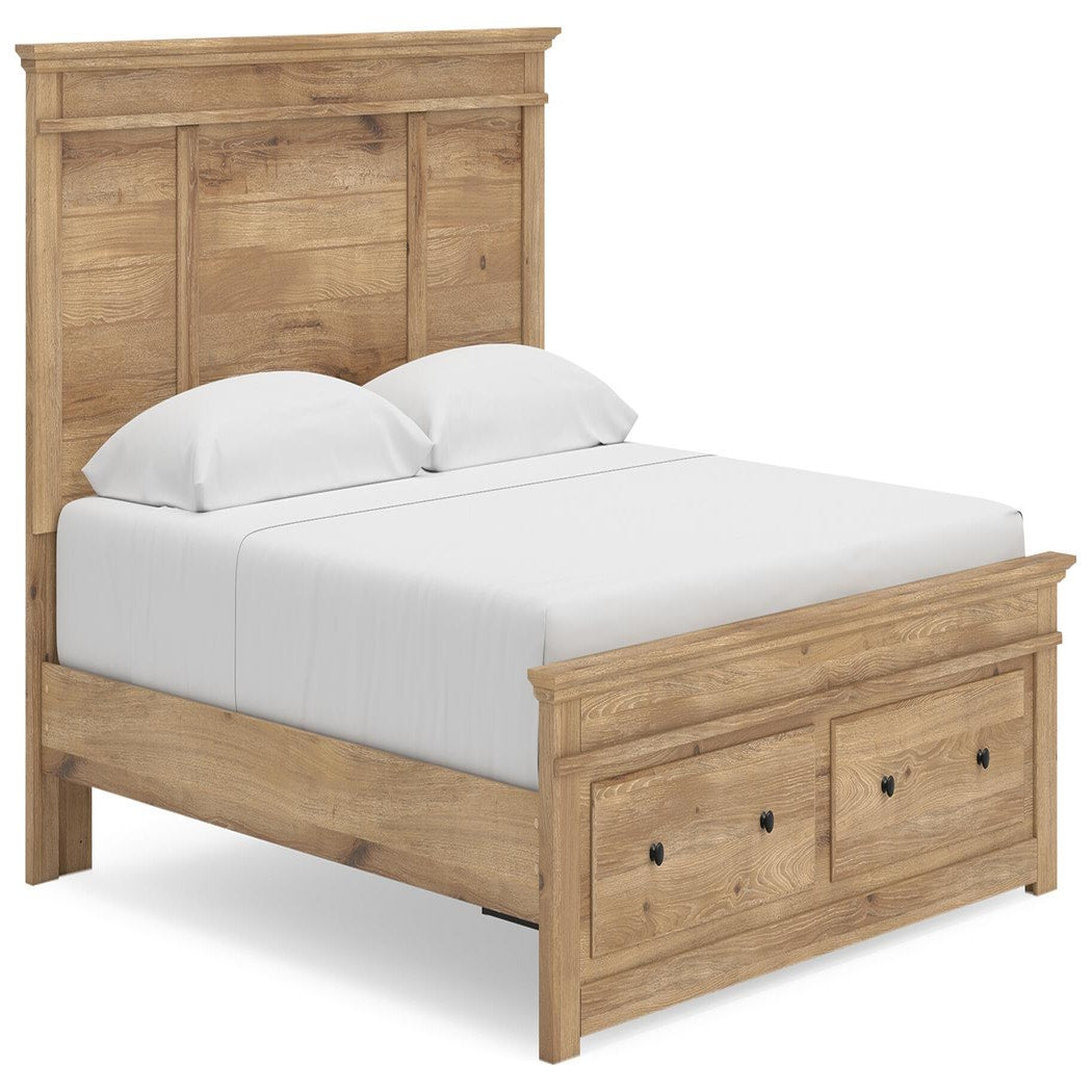 Makidern King Panel Storage Bed (PCB1170-SI)