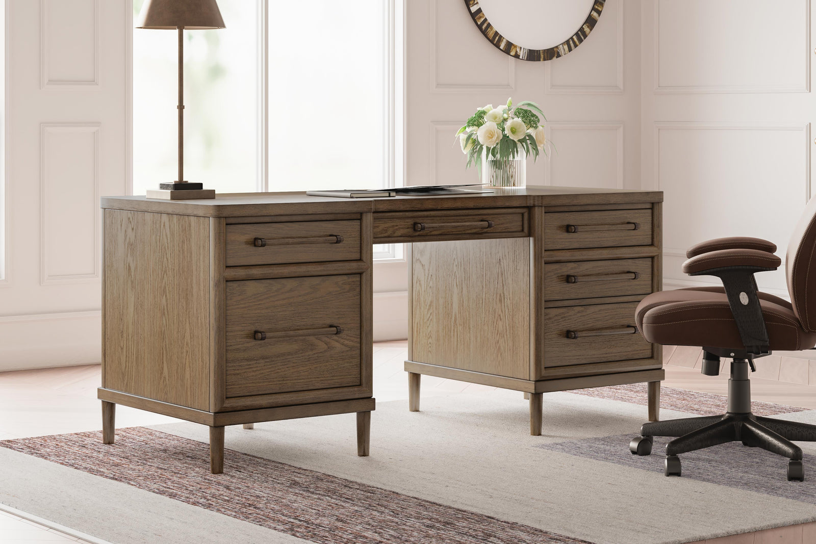 Roanhowe 68 Home Office Desk (H769-SI) - Image 9