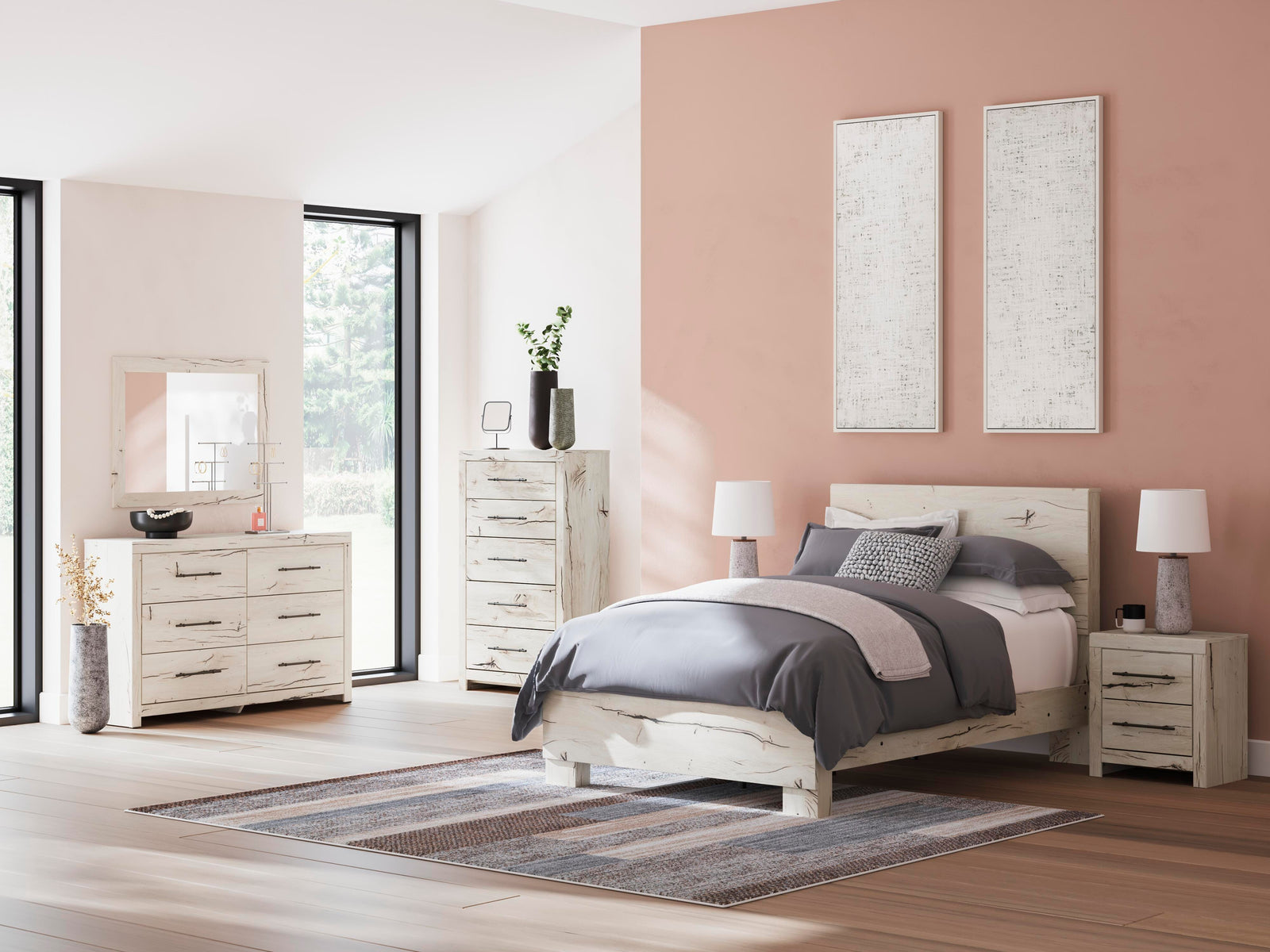 Lawroy Panel Bed (Youth) - Light Natural  (B2310-SI) - Image 9