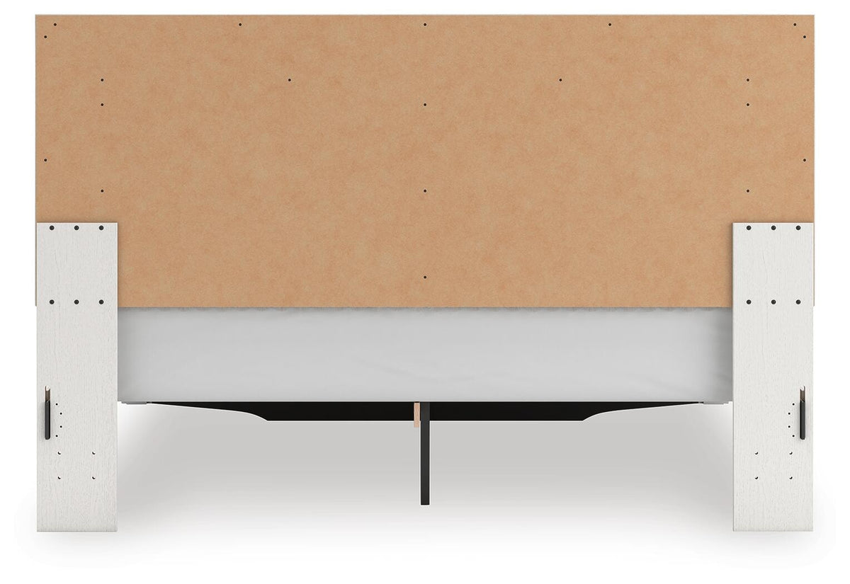 Zuraleus King Upholstered Panel Platform Storage Bed (PCB3381-SI) - Image 4
