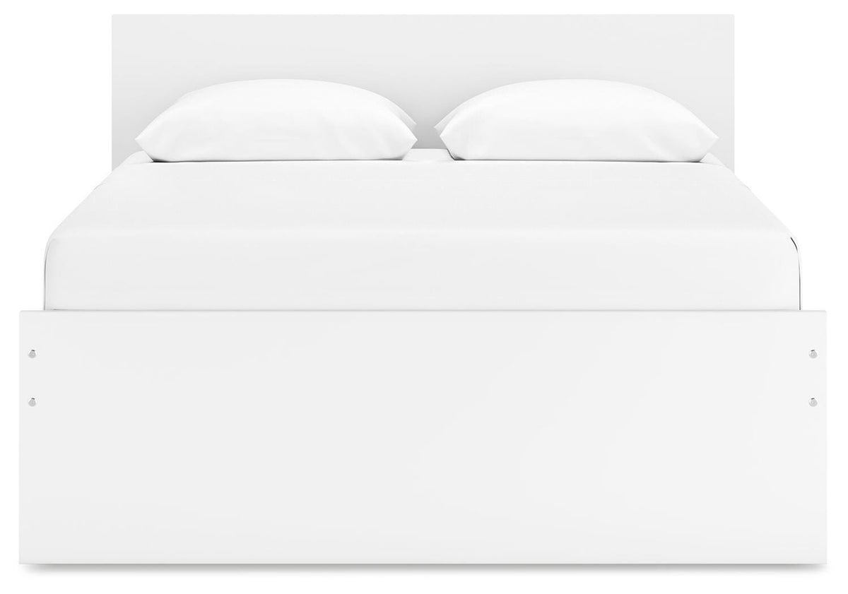 Onita Panel Platform Bed - White  (EB9630-SI) - Image 4
