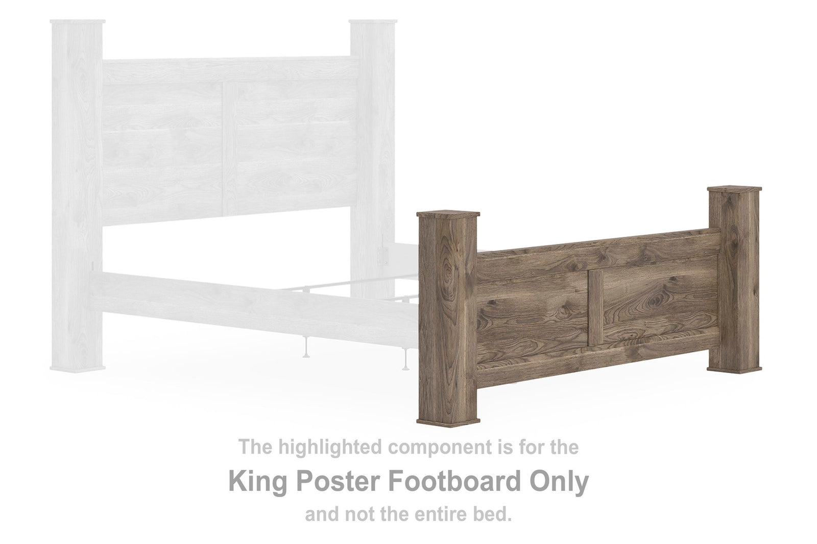 Rusticott King Panel Headboard (PCB2260-SI) - Image 13