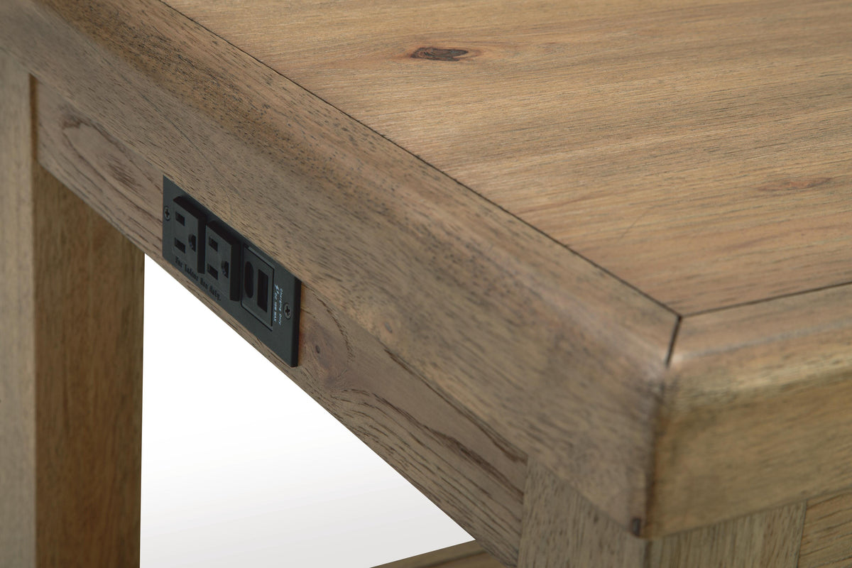 Ridgester End Table - Light Brown  (T858-SI) - Image 5