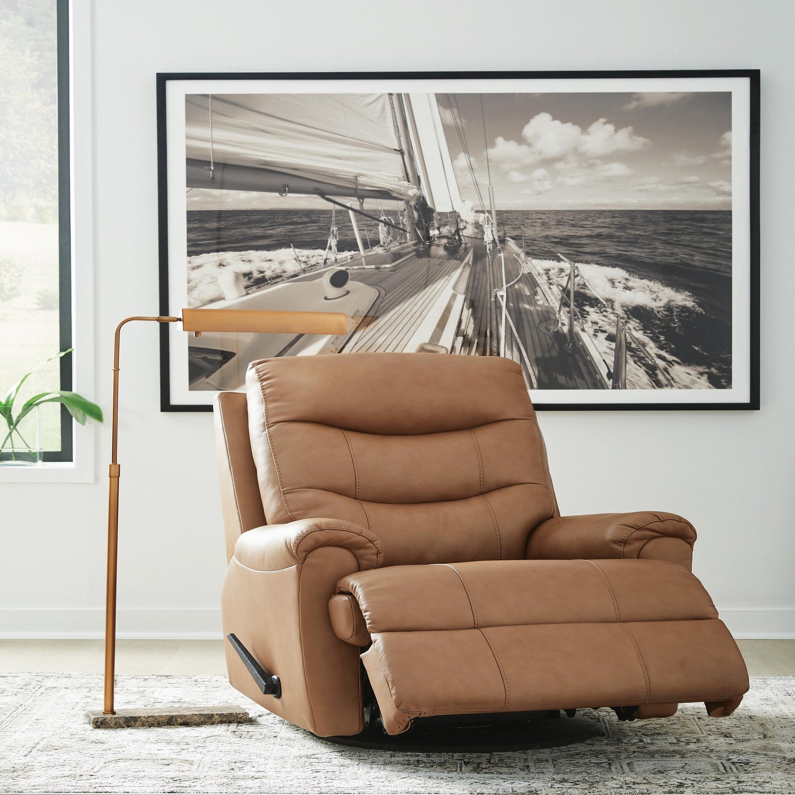 Flynwood Swivel Glider Recliner (PCU13401-SI) - Image 7
