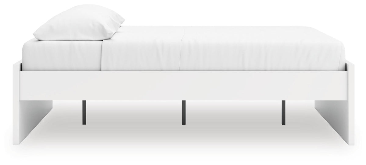 Onita Platform Bed - White  (EB9630-SI) - Image 5