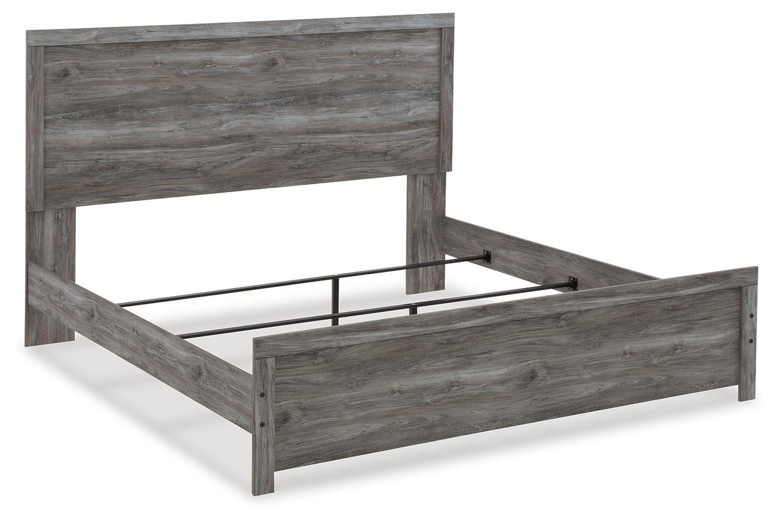 Bronyan Panel Bed, Dresser and Mirror - Dark Gray  (B1290-SI) - Image 4