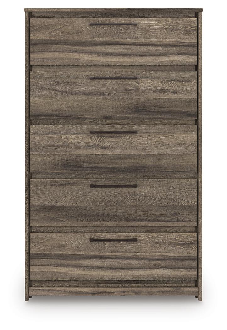 Elbrim King Panel Storage Bed, Chest and Nightstand (PCB2005-SI) - Image 2